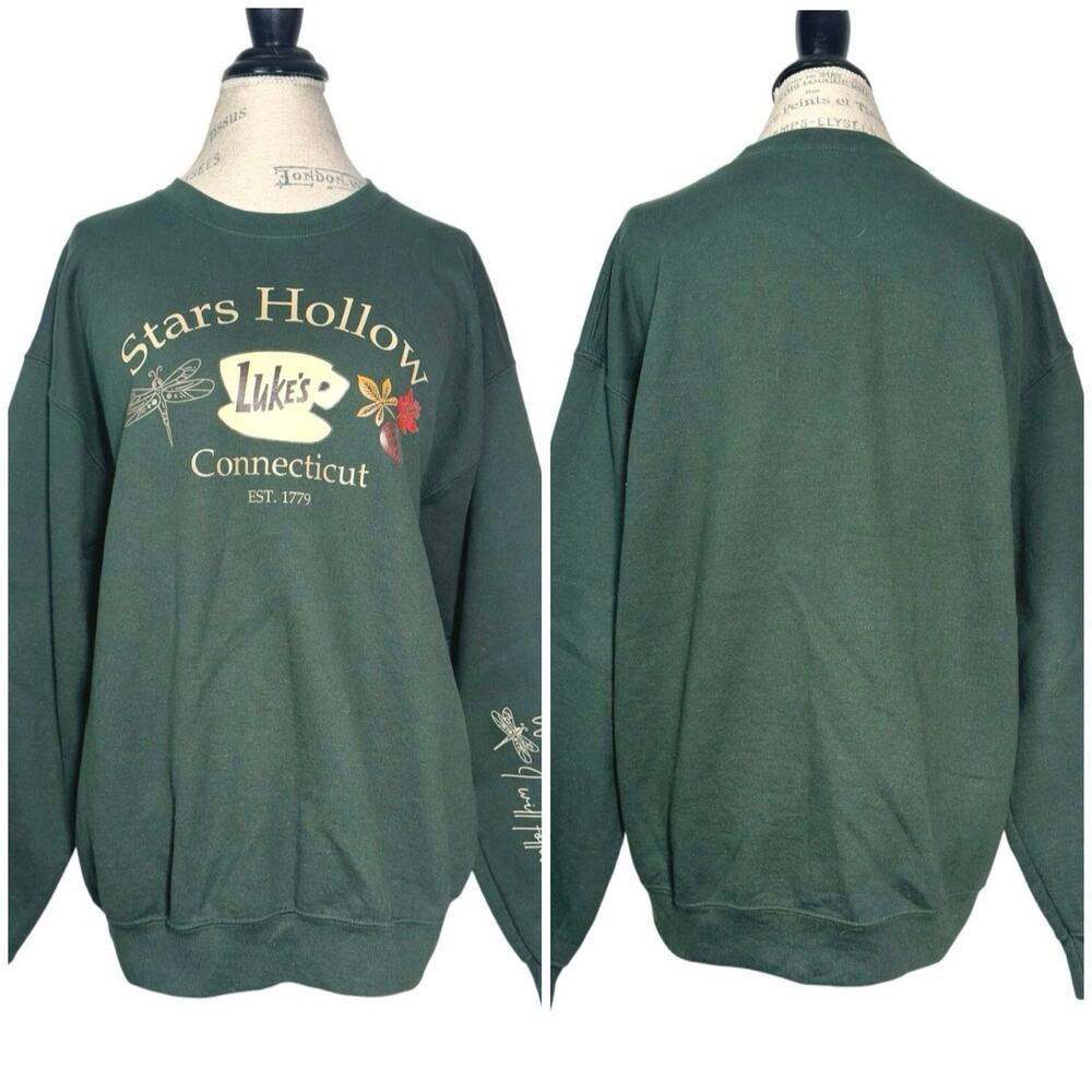 Gilmore Girls | Women | Stars Hollow Luke’s Diner Graphic Sweatshirt | Large